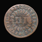 Reverse of Portuguese Copper 3 Reis of John V