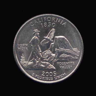 Reverse of California State Quarter