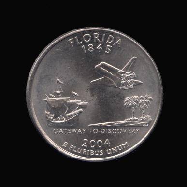 Reverse of Florida State Quarter