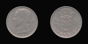 Copper-Nickel 5 Francs of 