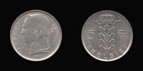 Copper-Nickel 5 Francs of 