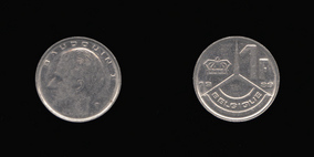 Nickel-Plated Iron 1 Franc of 