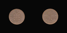 Copper 1 Penni of 