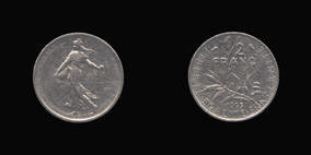 Nickel 1/2 Franc of 