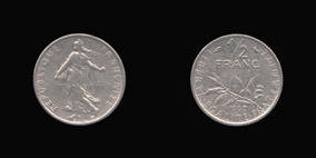 Nickel 1/2 Franc of 