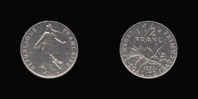 Nickel 1/2 Franc of 