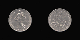 Nickel 1/2 Franc of 