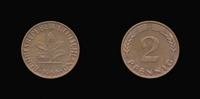 Bronze 2 Pfennig of 