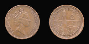 Bronze 2 Pence of 