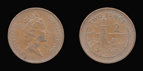 Bronze 2 Pence of 