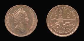 Bronze 2 Pence of 