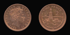 Bronze 2 Pence of 