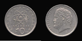 Copper-Nickel 10 Drachmes of 