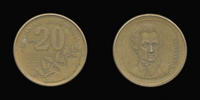 Nickel-Bronze 20 Drachmes of 