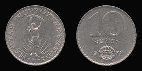 Nickel 10 Forint of 