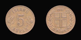 Bronze 5 Aurar of 