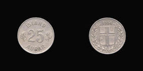 Copper-Nickel 25 Aurar of 