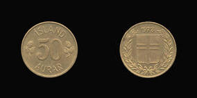 Nickel-Brass 50 Aurar of 