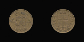 Nickel-Brass 50 Aurar of 