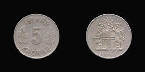 Copper-Nickel 5 Kronur of 