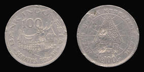 Copper-Nickel 100 Rupiah of 