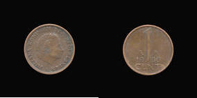 Bronze 1 Cent of 