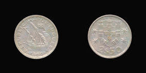 Copper-Nickel 2 1/2 Escudos of 