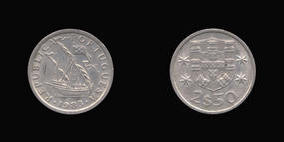 Copper-Nickel 2 1/2 Escudos of 