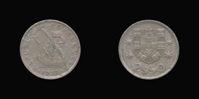 Copper-Nickel 2 1/2 Escudos of 