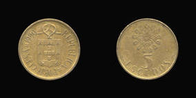 Nickel-Brass 5 Escudos of 