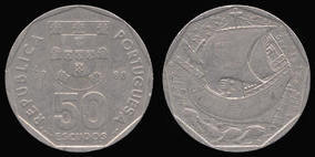 Copper-Nickel 50 Escudos of 