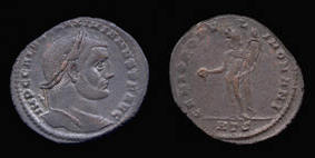 Bronze Follis (II) of 