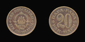 Copper-Zinc 20 Para of 