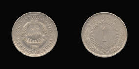 Copper-Nickel-Zinc 1 Dinar of 